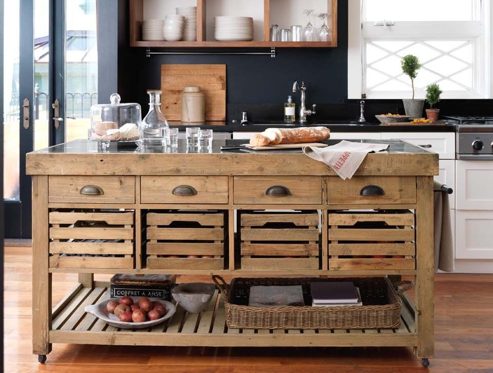 Islas de cocina con pales